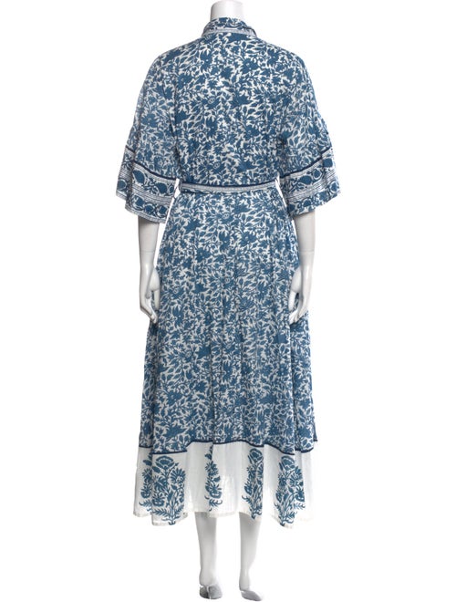 Sue Sartor Paisley Print Long Dress