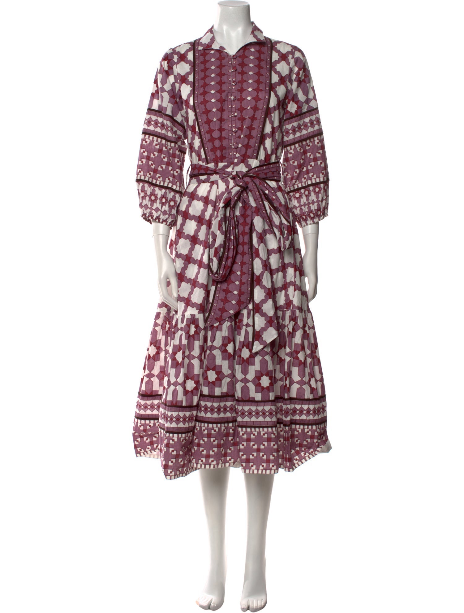 Sue Sartor Printed Long Dress