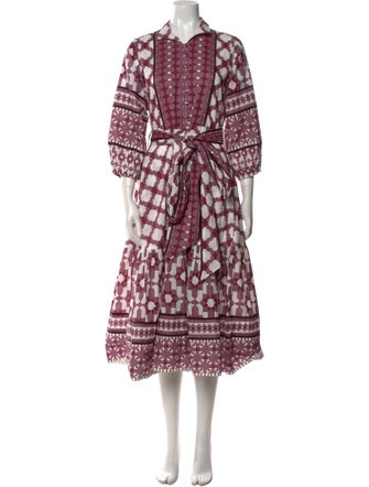 Sue Sartor Printed Long Dress