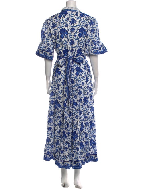 Sue Sartor Floral Print Long Dress