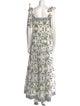 Sue Sartor Floral Print Long Dress