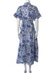 Sue Sartor Floral Print Long Dress
