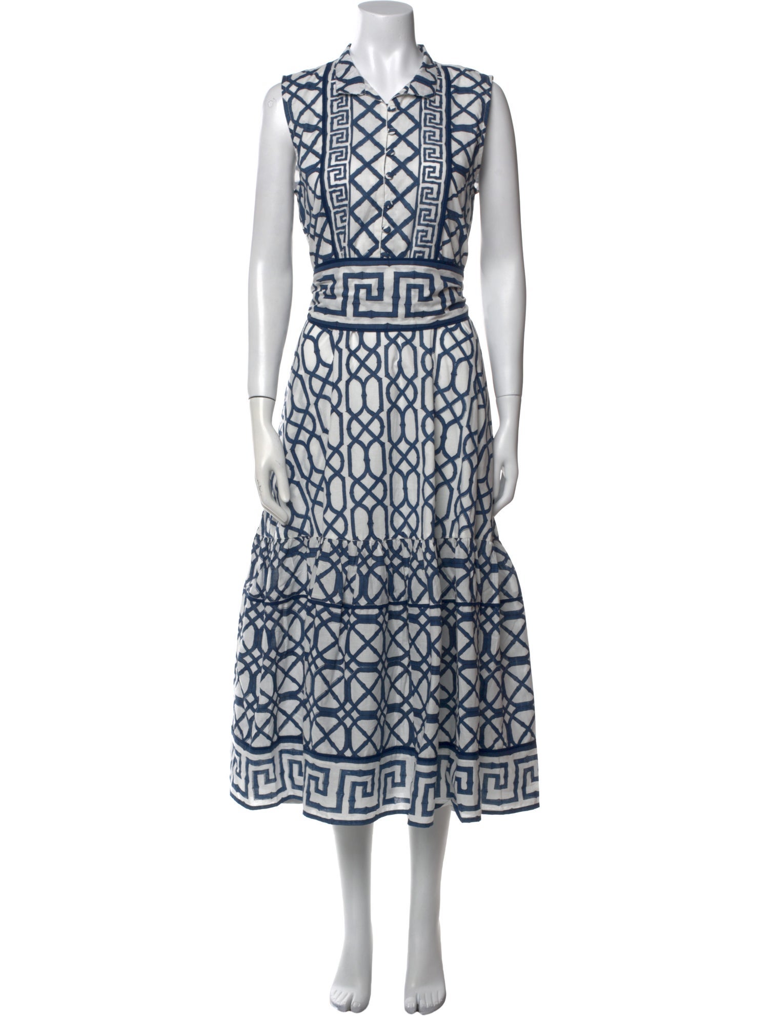 Sue Sartor Printed Long Dress