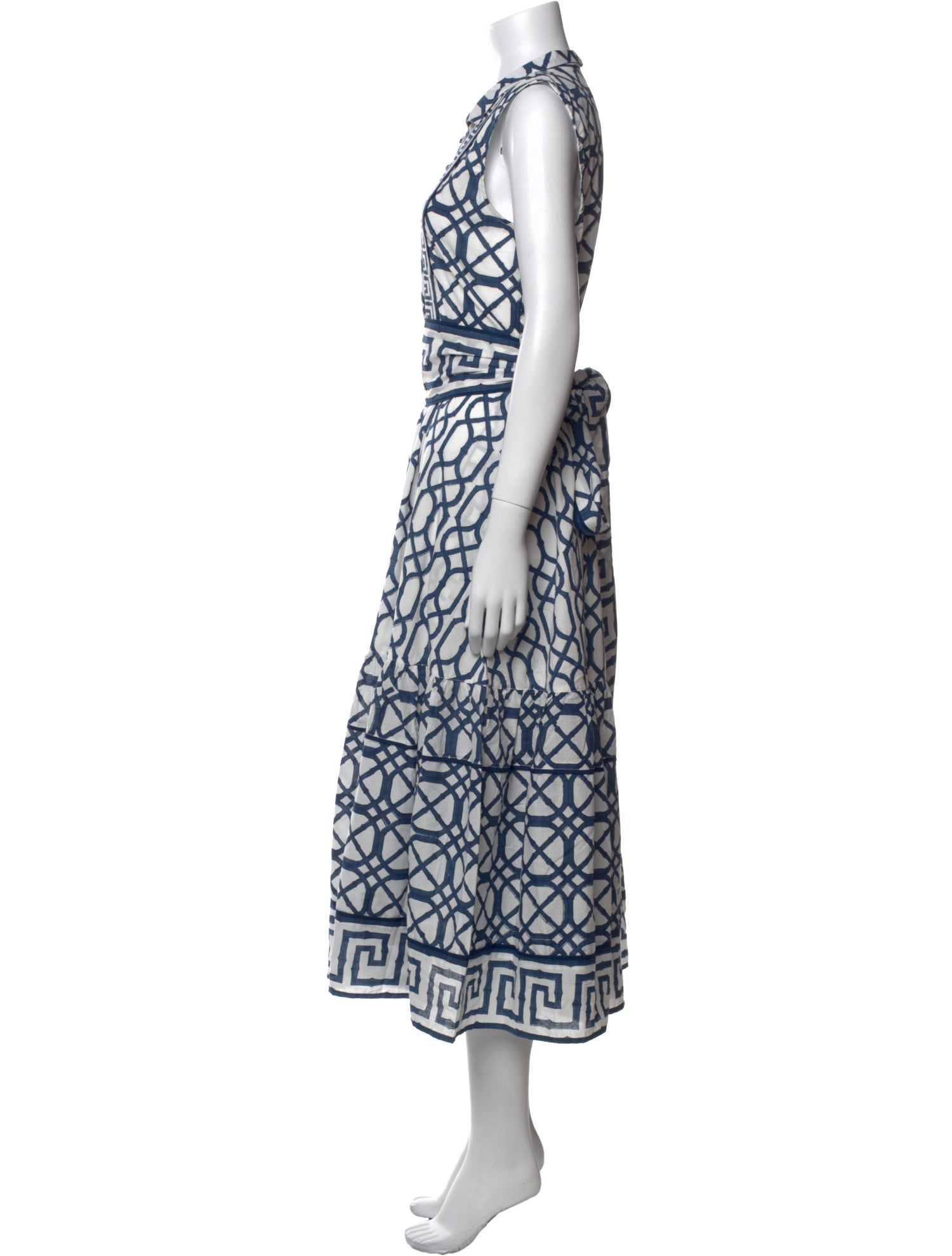 Sue Sartor Printed Long Dress