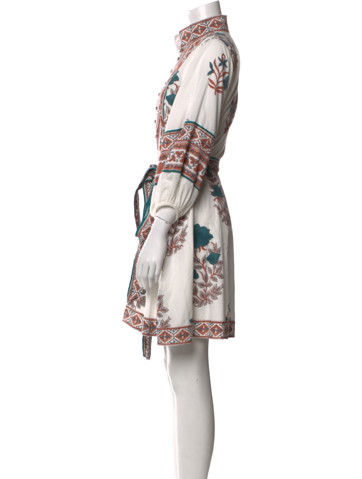 Sue Sartor Paisley Print Mini Dress