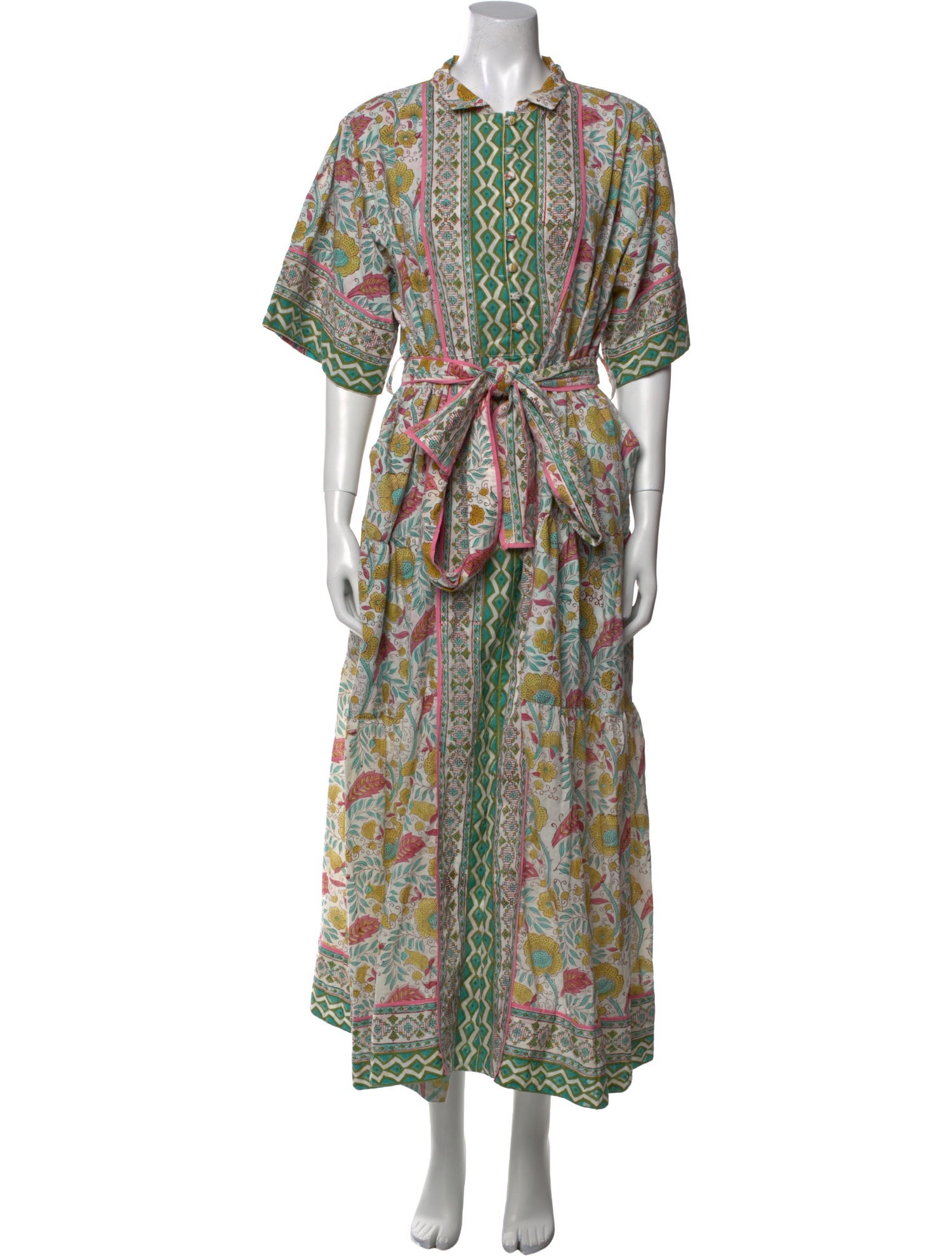 Sue Sartor Printed Long Dress