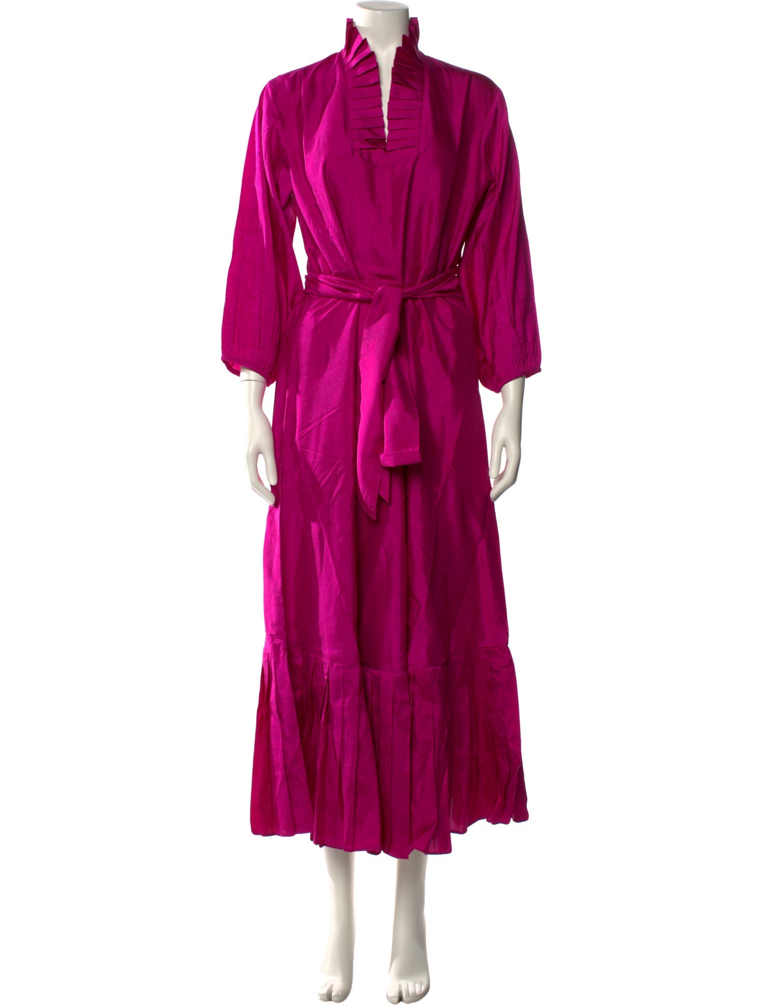 Sue Sartor V-Neck Long Dress