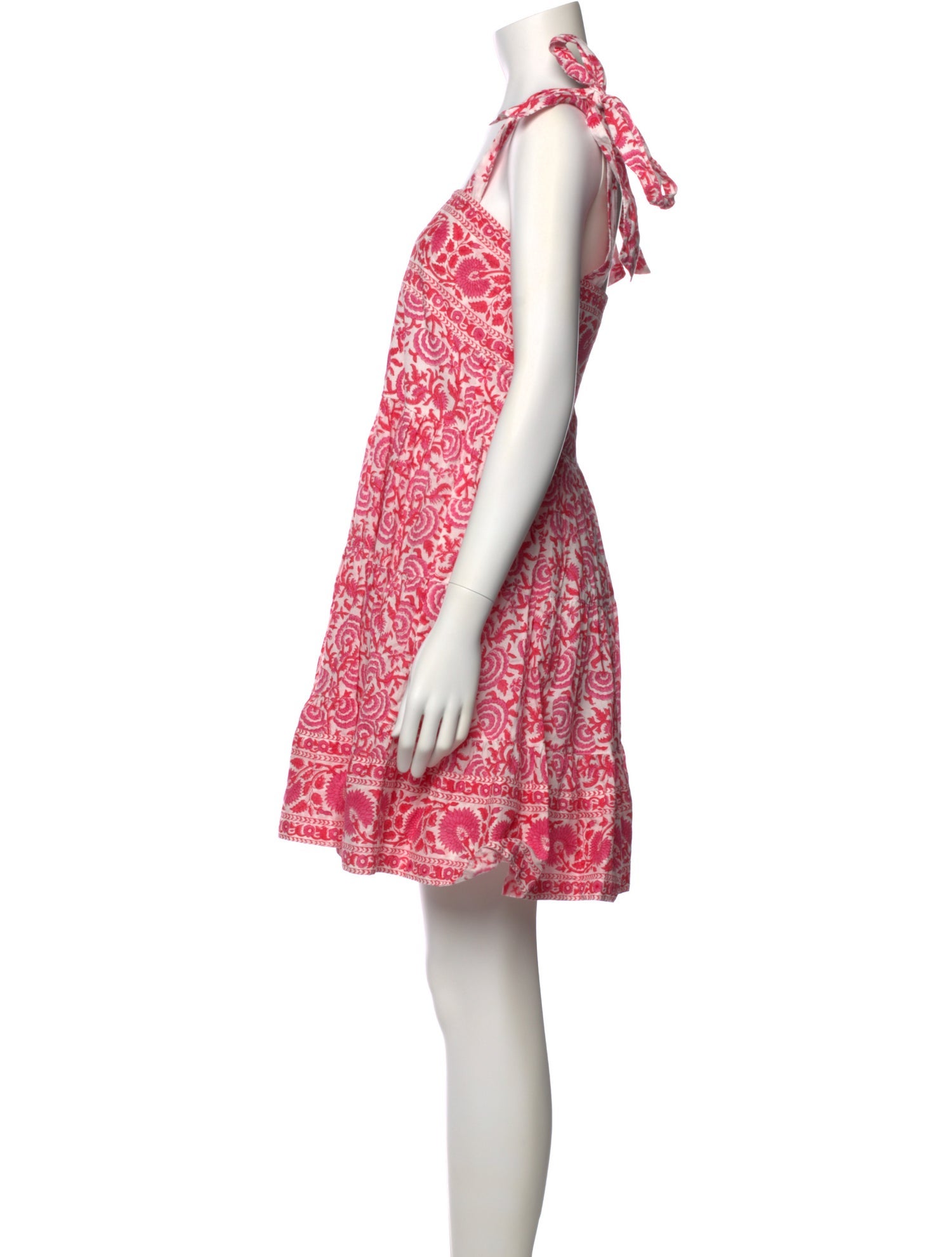 Sue Sartor Floral Print Mini Dress