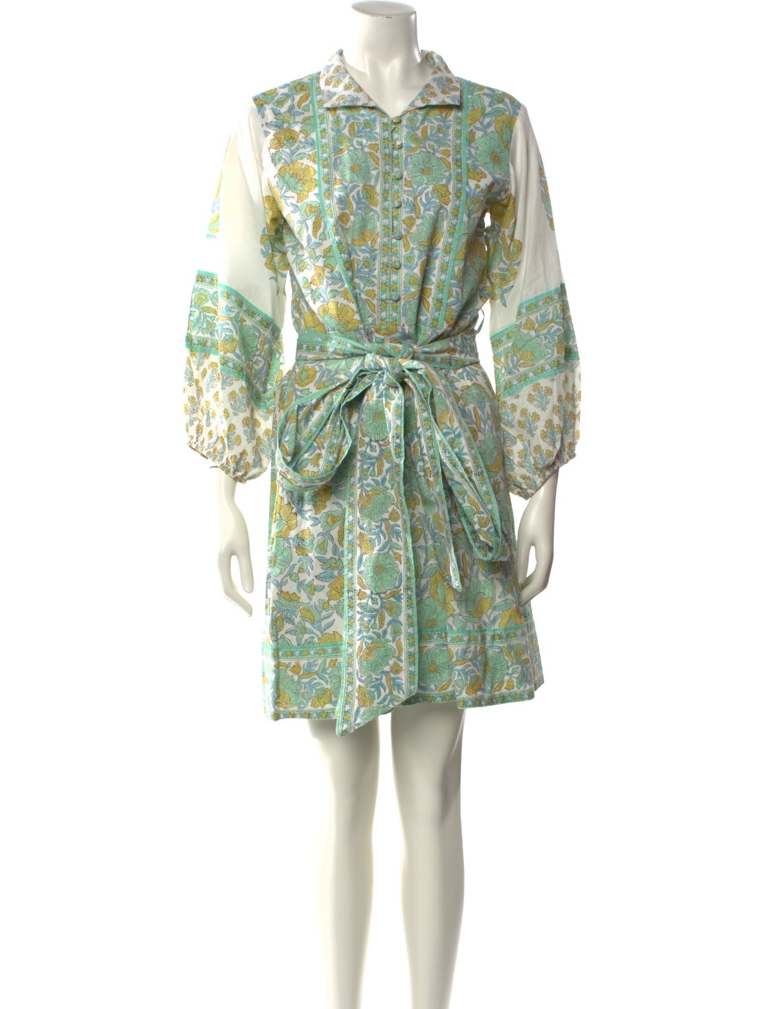 Sue Sartor Printed Mini Dress