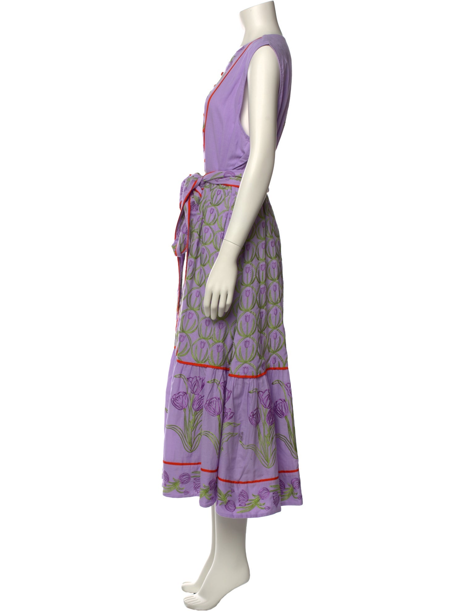 Sue Sartor Printed Long Dress