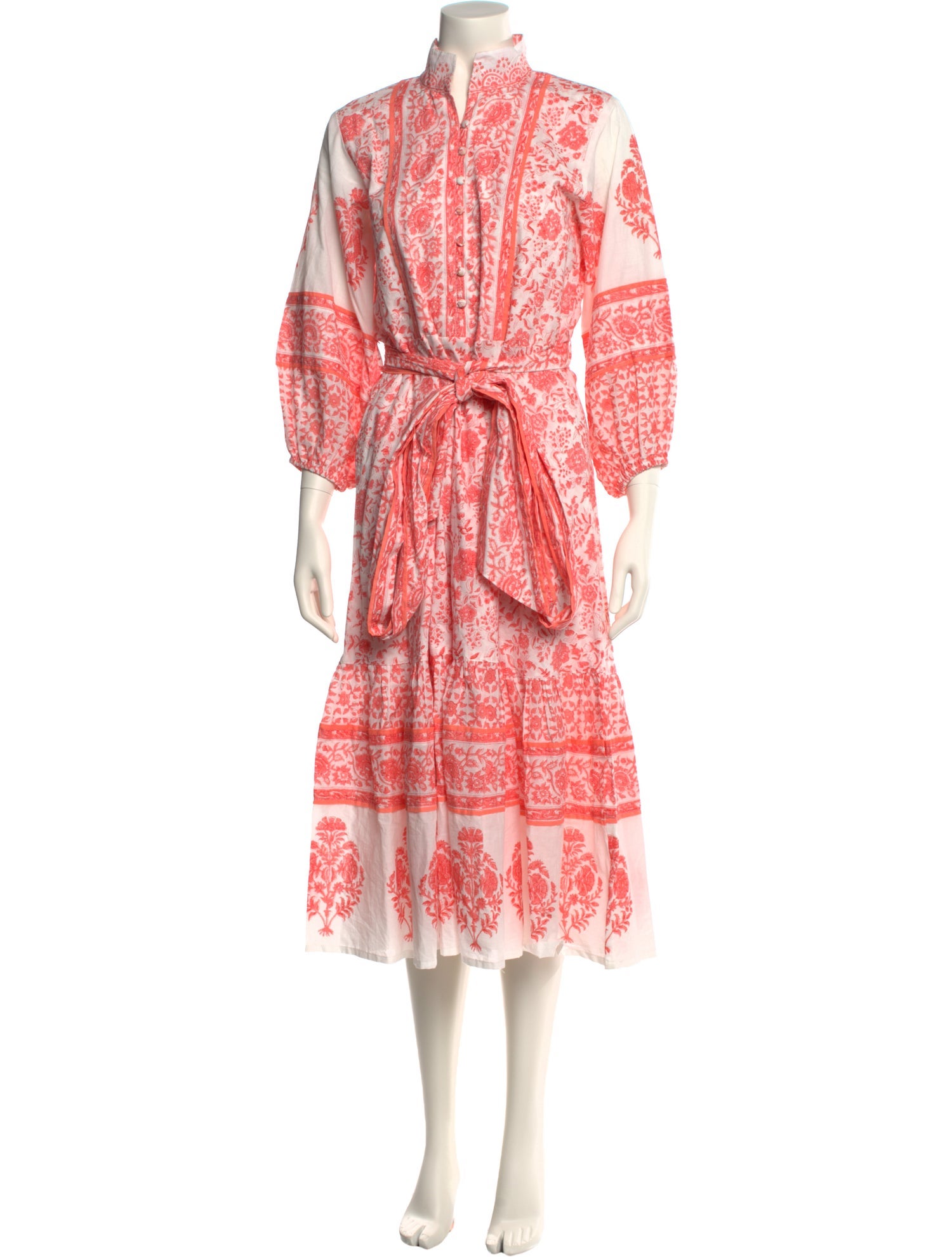 Sue Sartor Paisley Print Long Dress