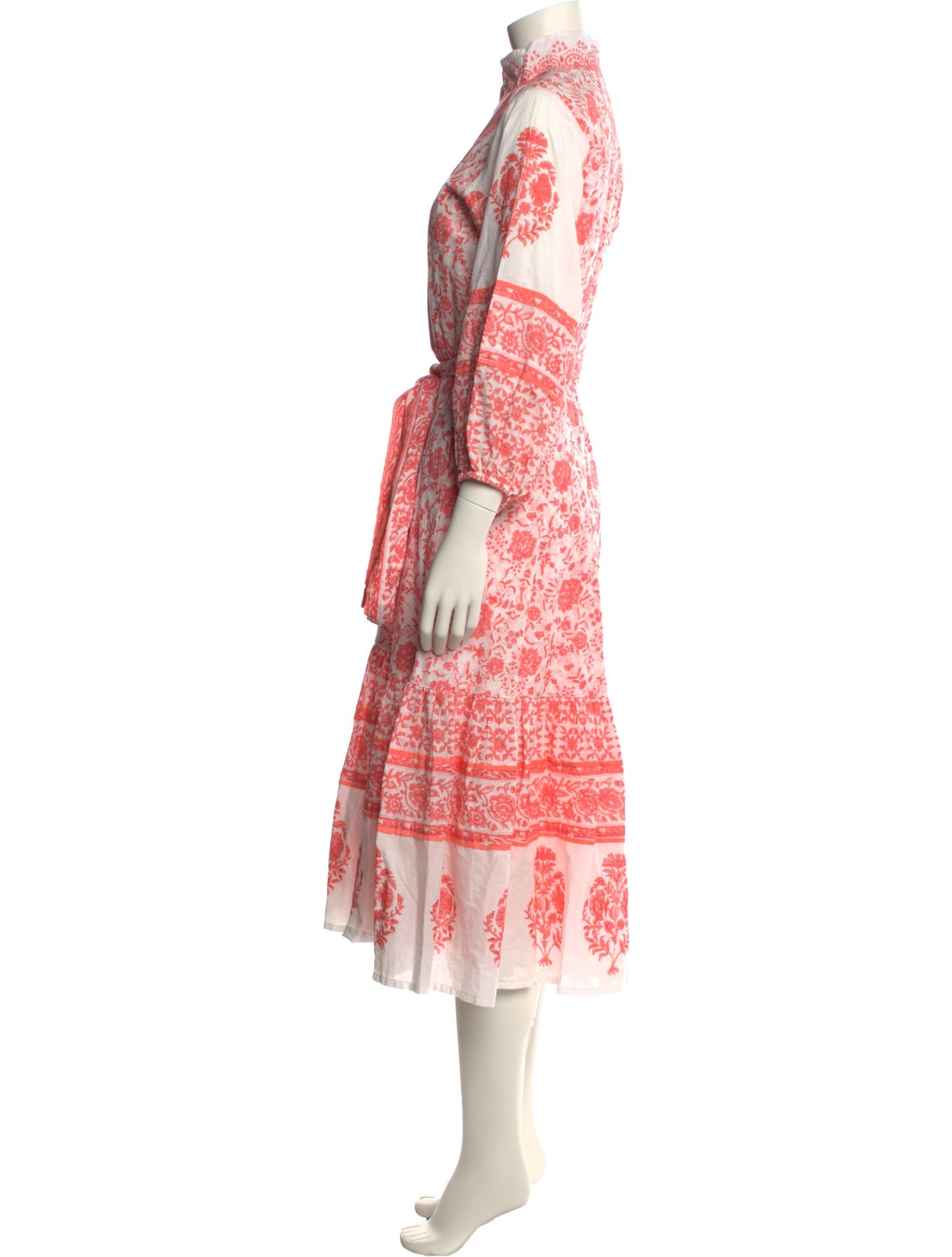 Sue Sartor Paisley Print Long Dress