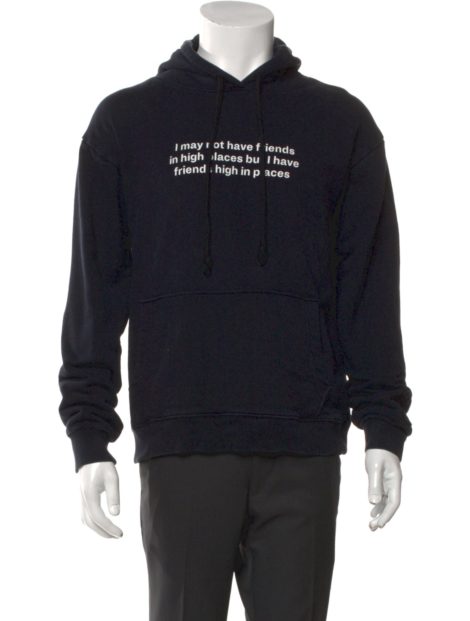 sundae school Graphic Print V-Neck Hoodie