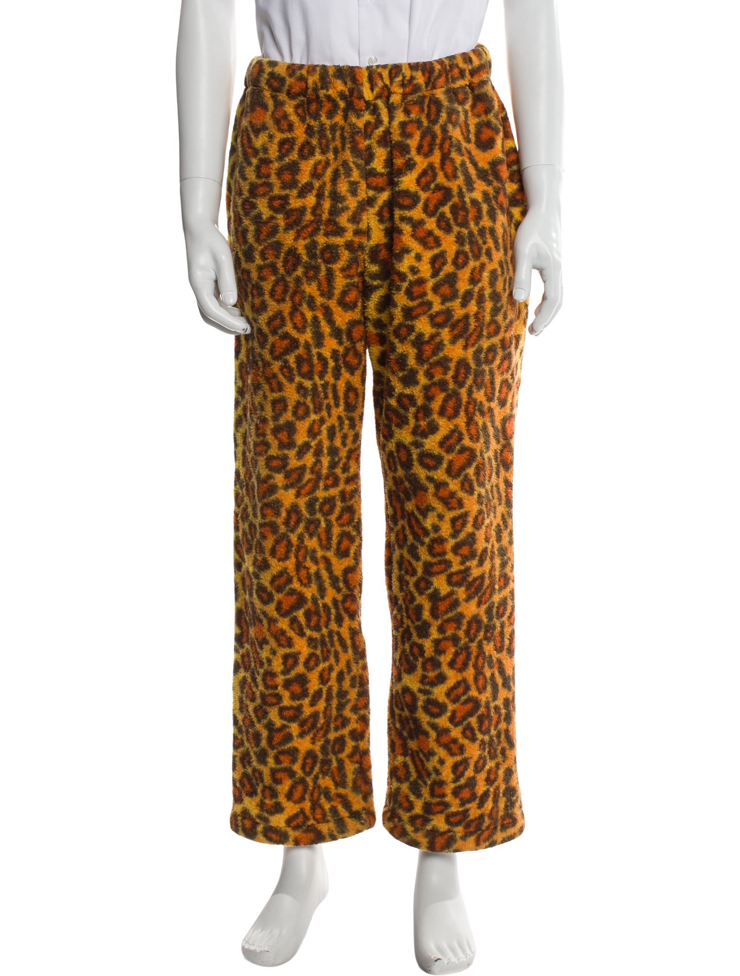 sundae school Animal Print Pants