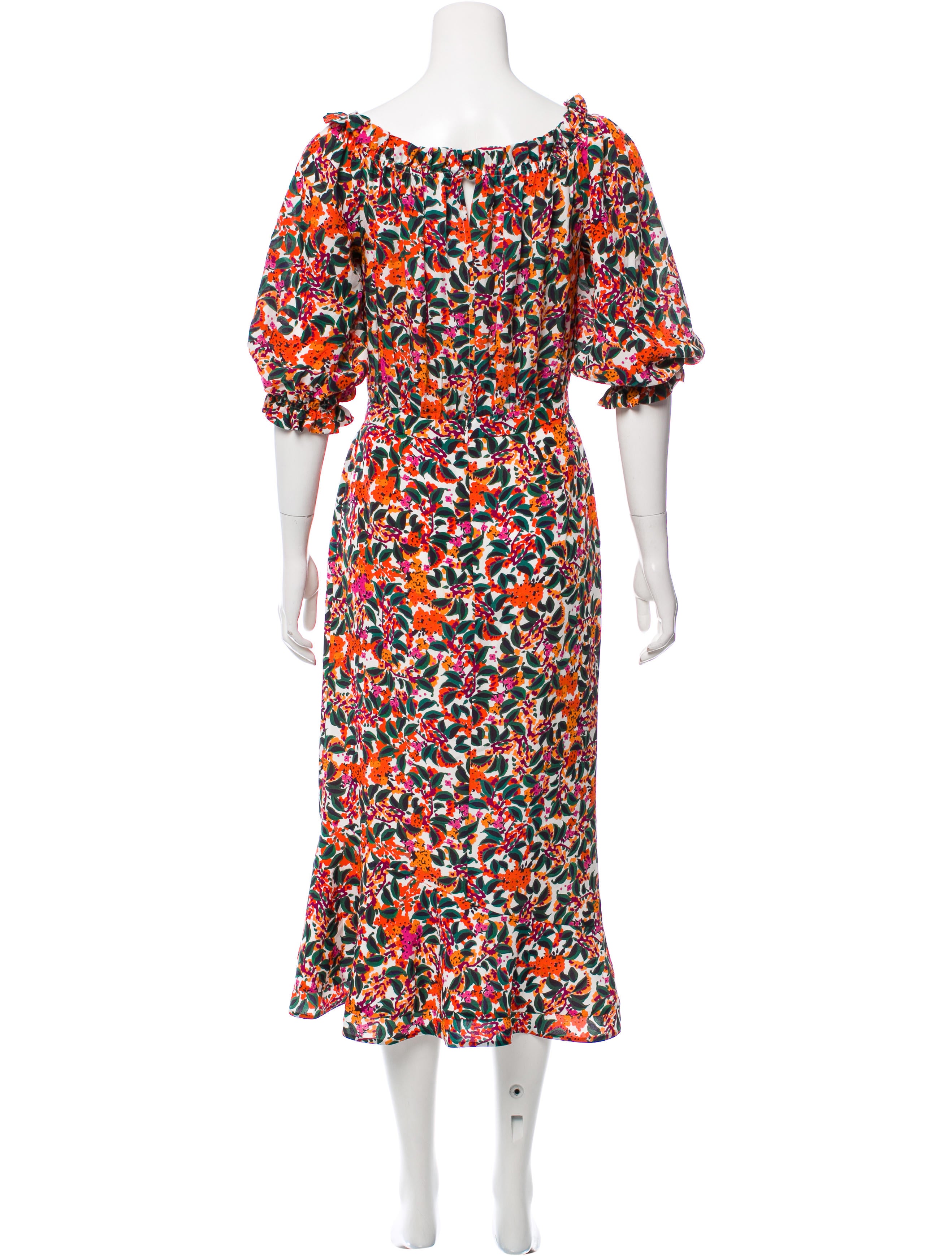 saloni the shoulder floral printed dress w tags clothing wst20394 the realreal saloni the shoulder floral printed dress w tags clothing wst20394 the realreal
