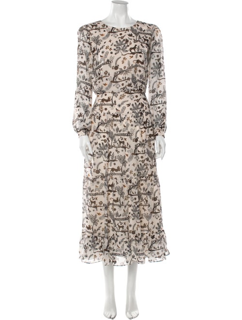 Saloni Silk Long Dress