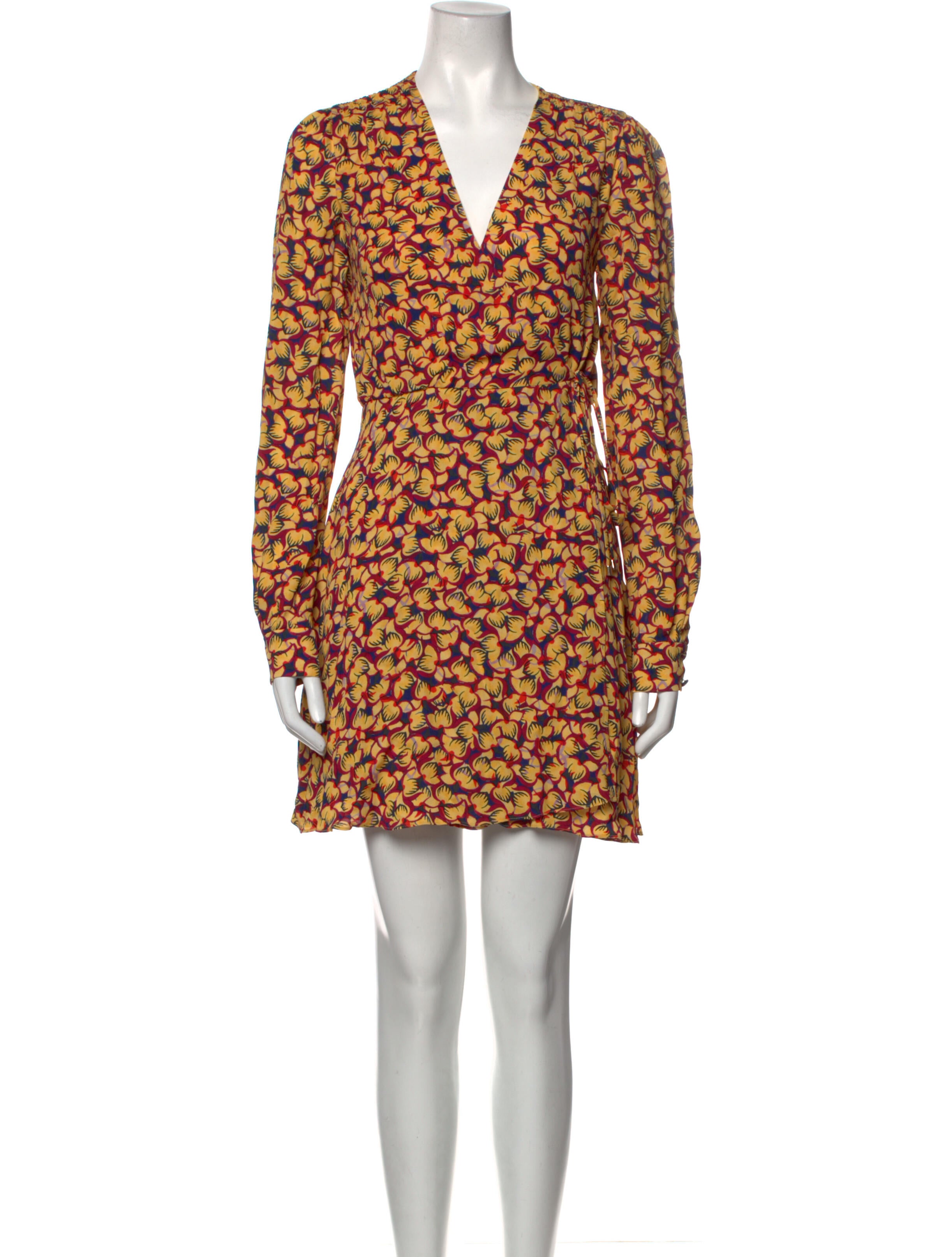 Saloni Floral Print Mini Dress