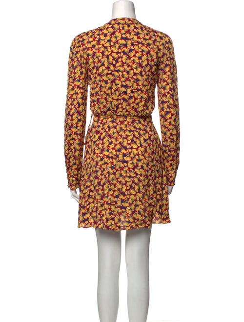 Saloni Floral Print Mini Dress