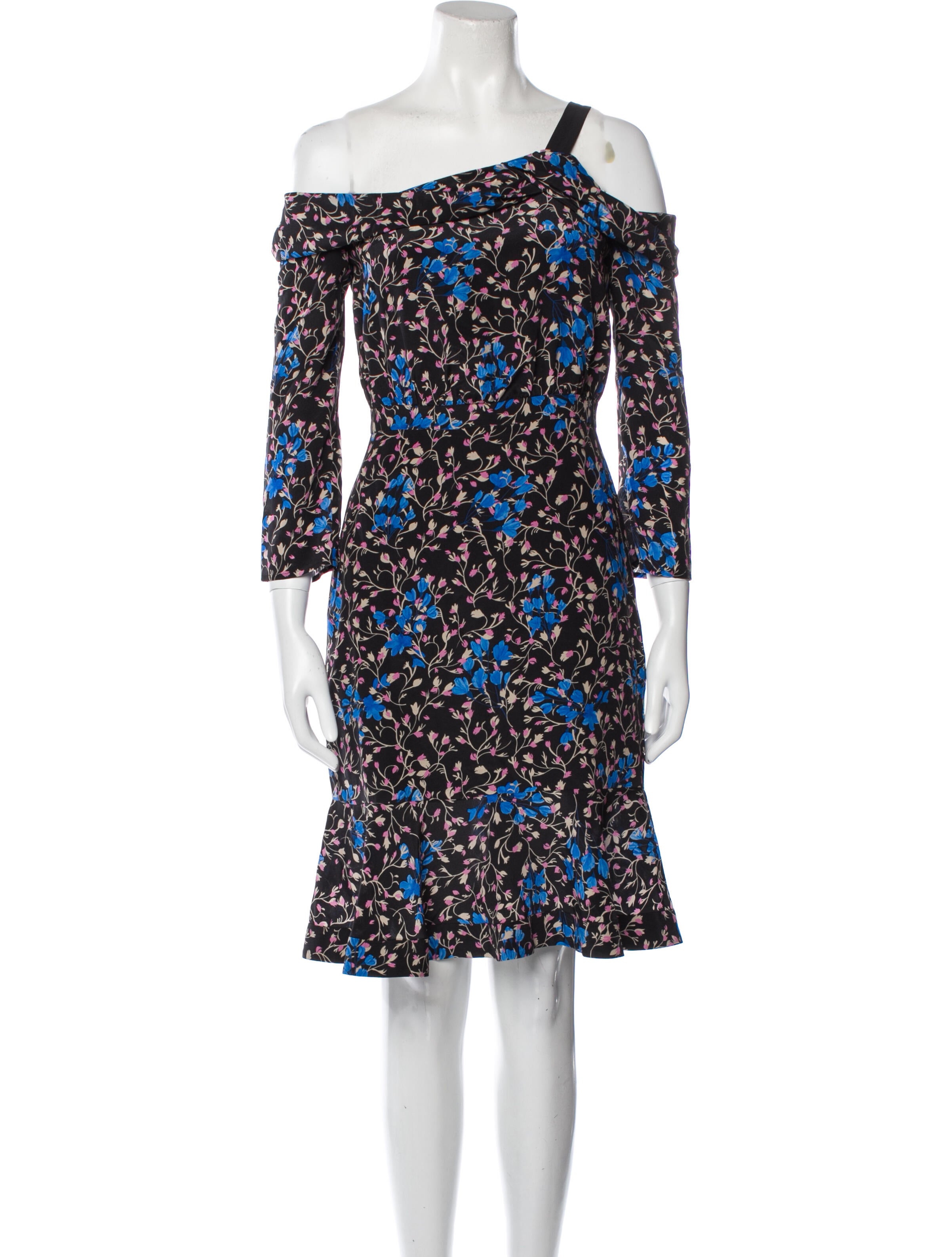 Saloni Silk Mini Dress