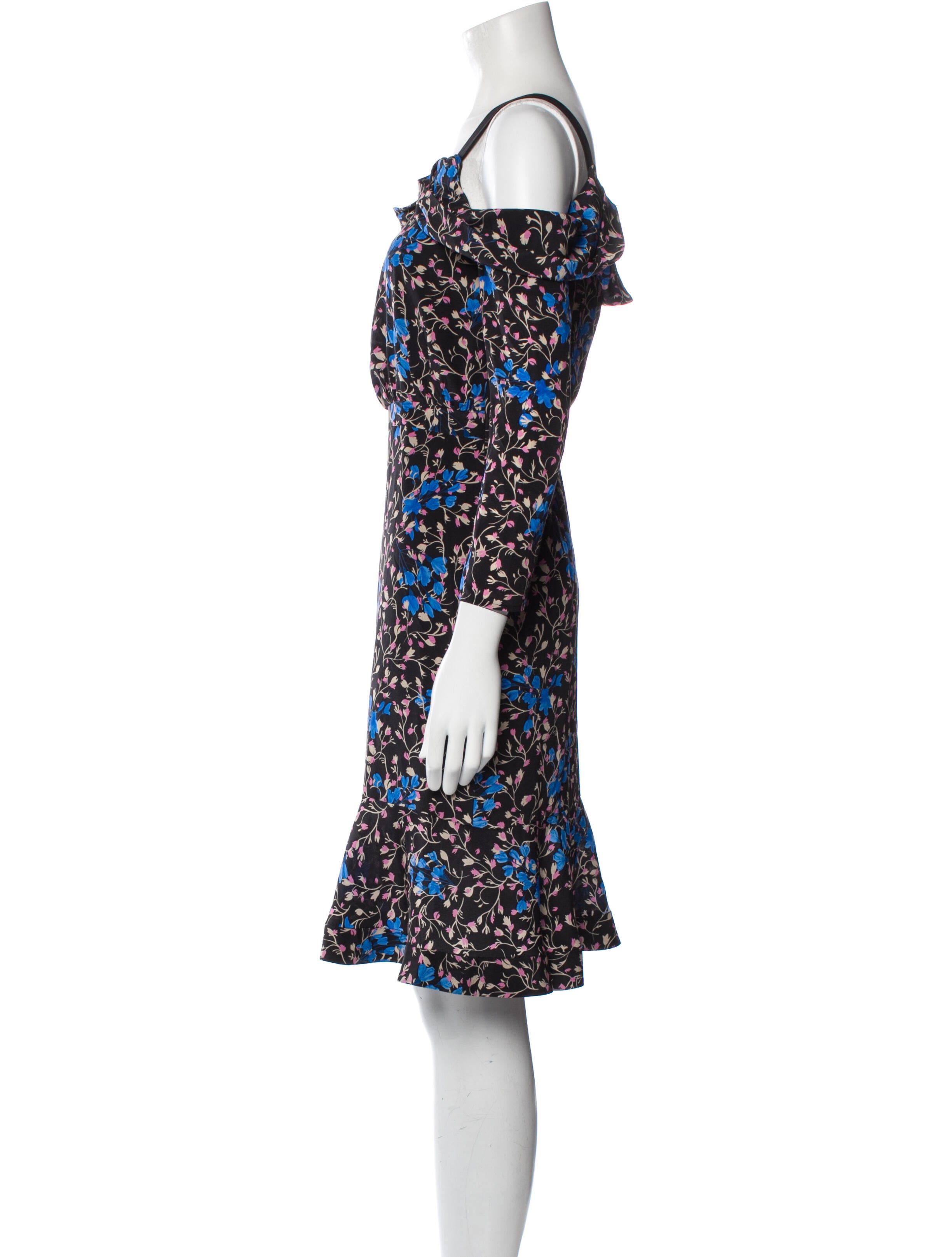 Saloni Silk Mini Dress