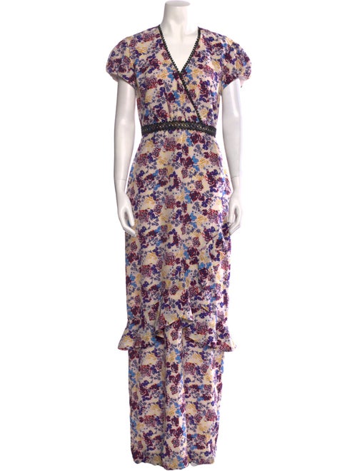 Saloni Silk Long Dress