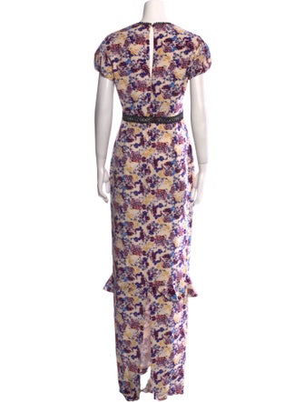 Saloni Silk Long Dress