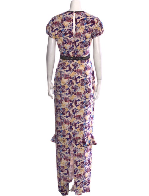 Saloni Silk Long Dress