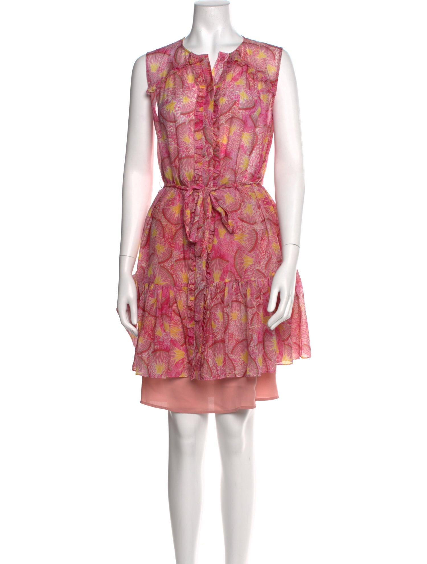 Saloni Floral Print Mini Dress w/ Tags