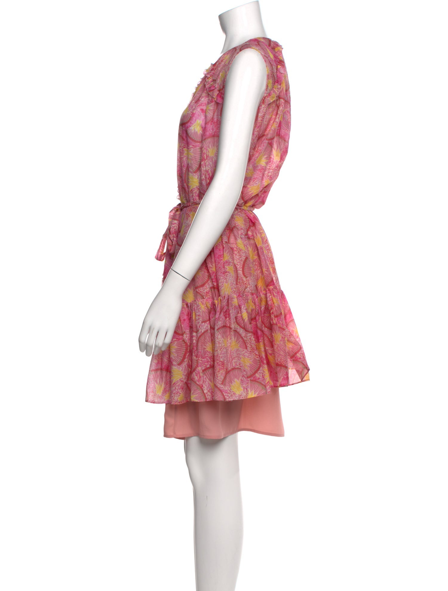 Saloni Floral Print Mini Dress w/ Tags