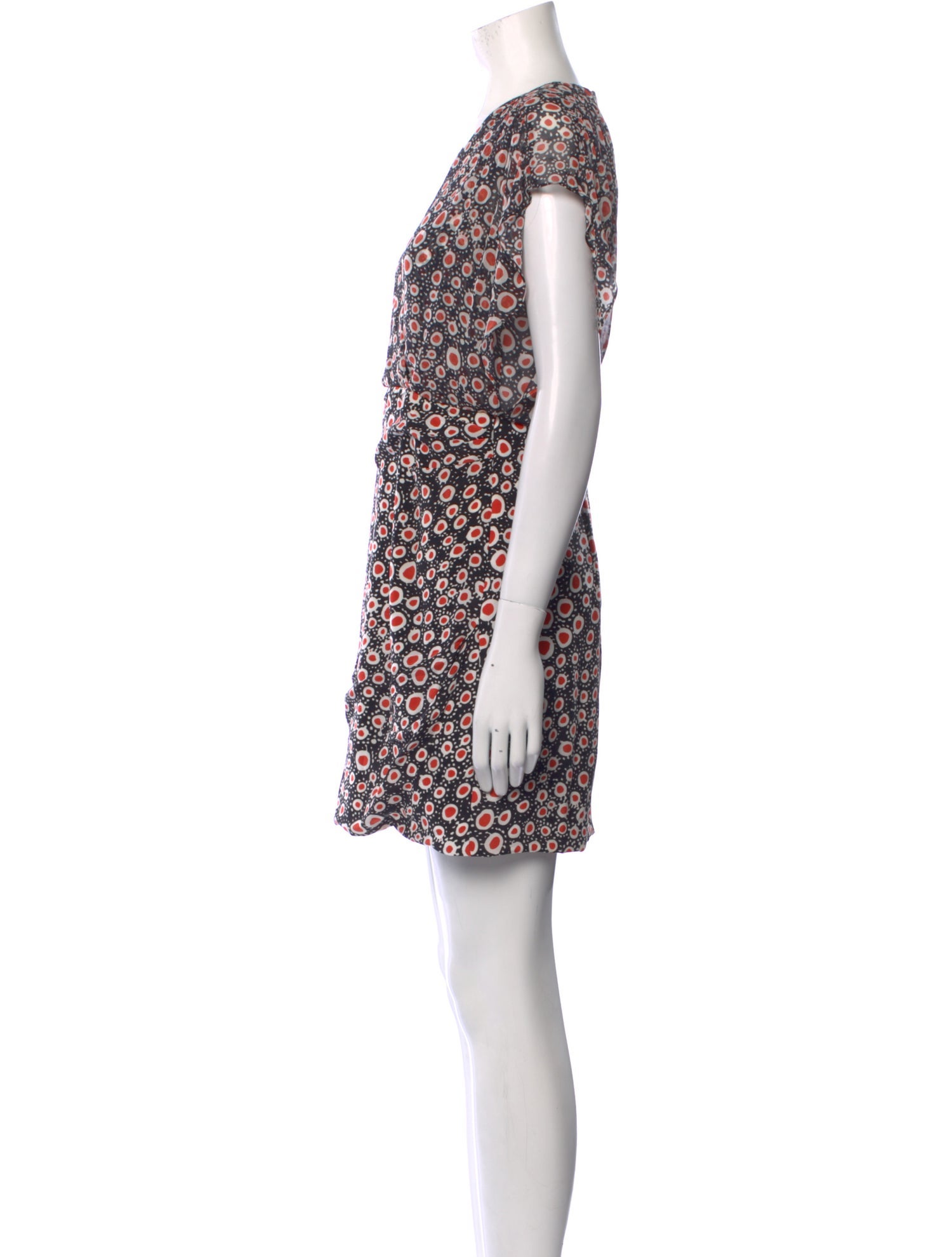 Saloni Silk Mini Dress