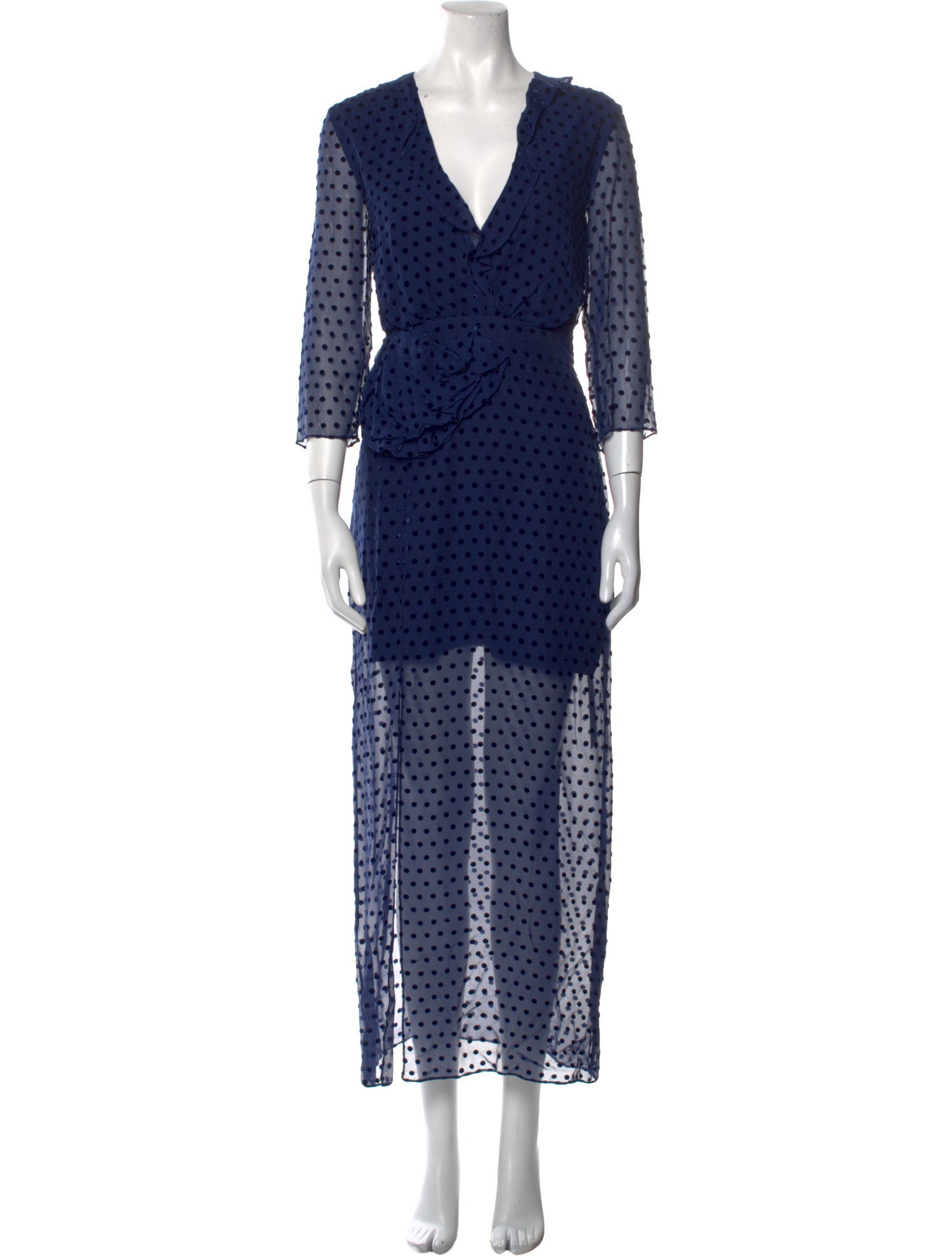 Saloni Printed Long Dress