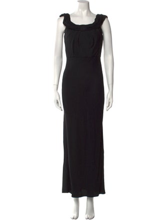Saloni Scoop Neck Long Dress