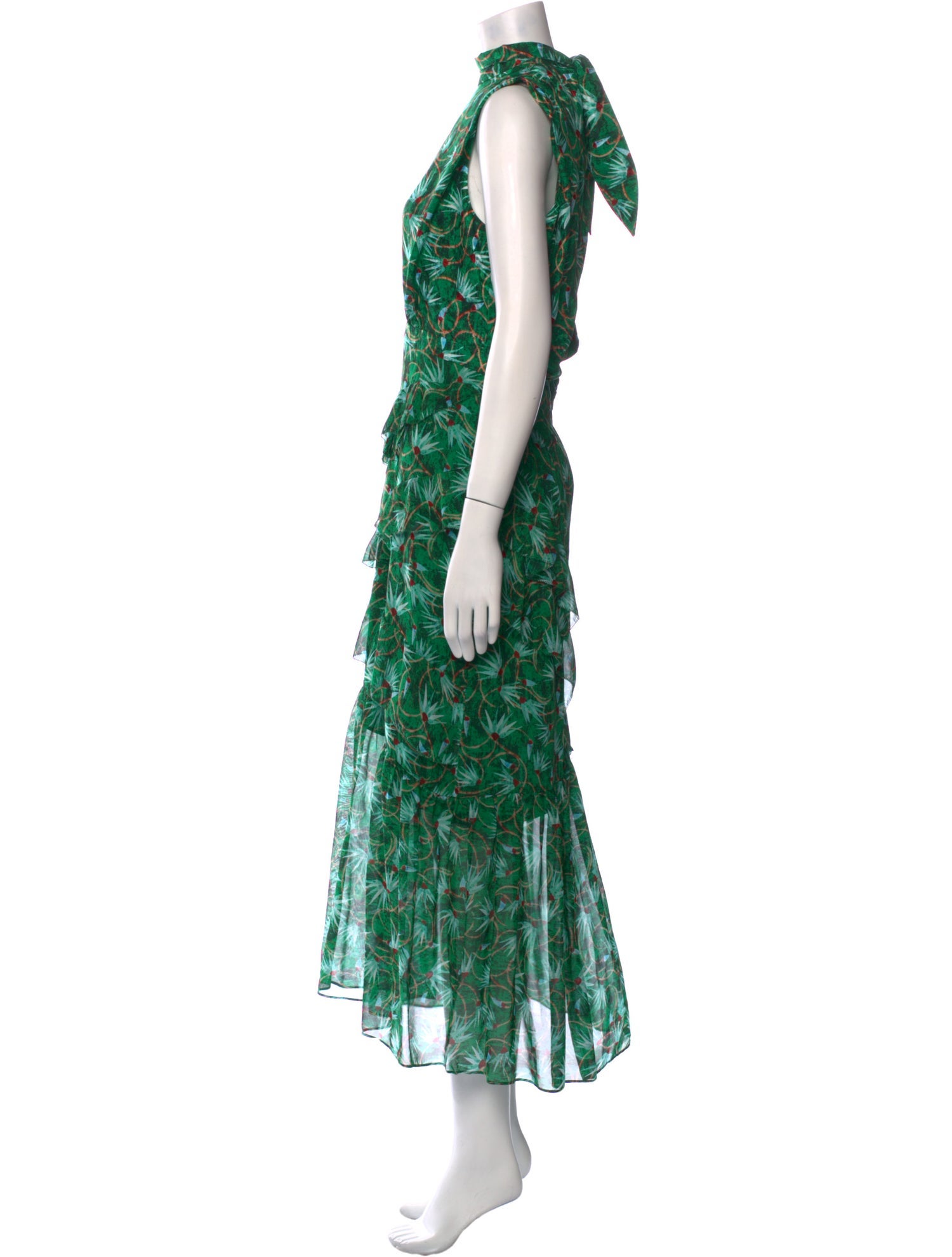 Saloni Silk Long Dress