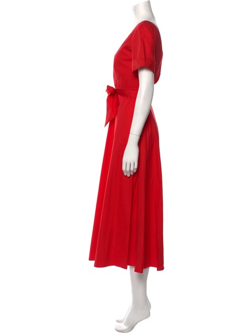 Saloni V-Neck Long Dress