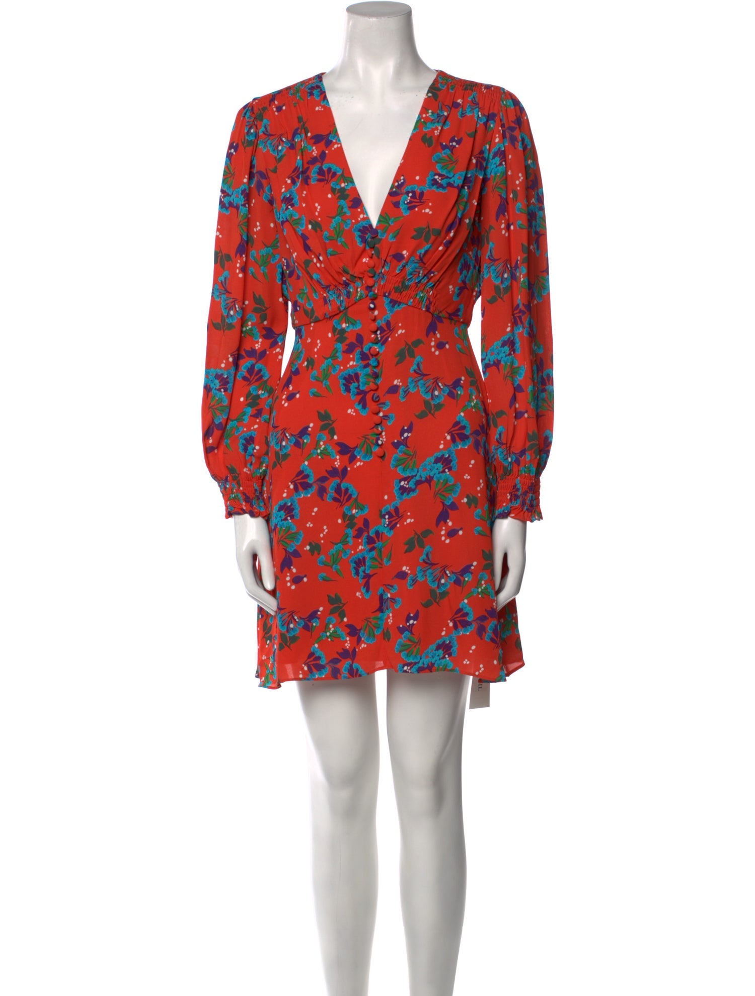 Saloni Printed Mini Dress