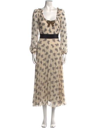 Saloni Silk Long Dress