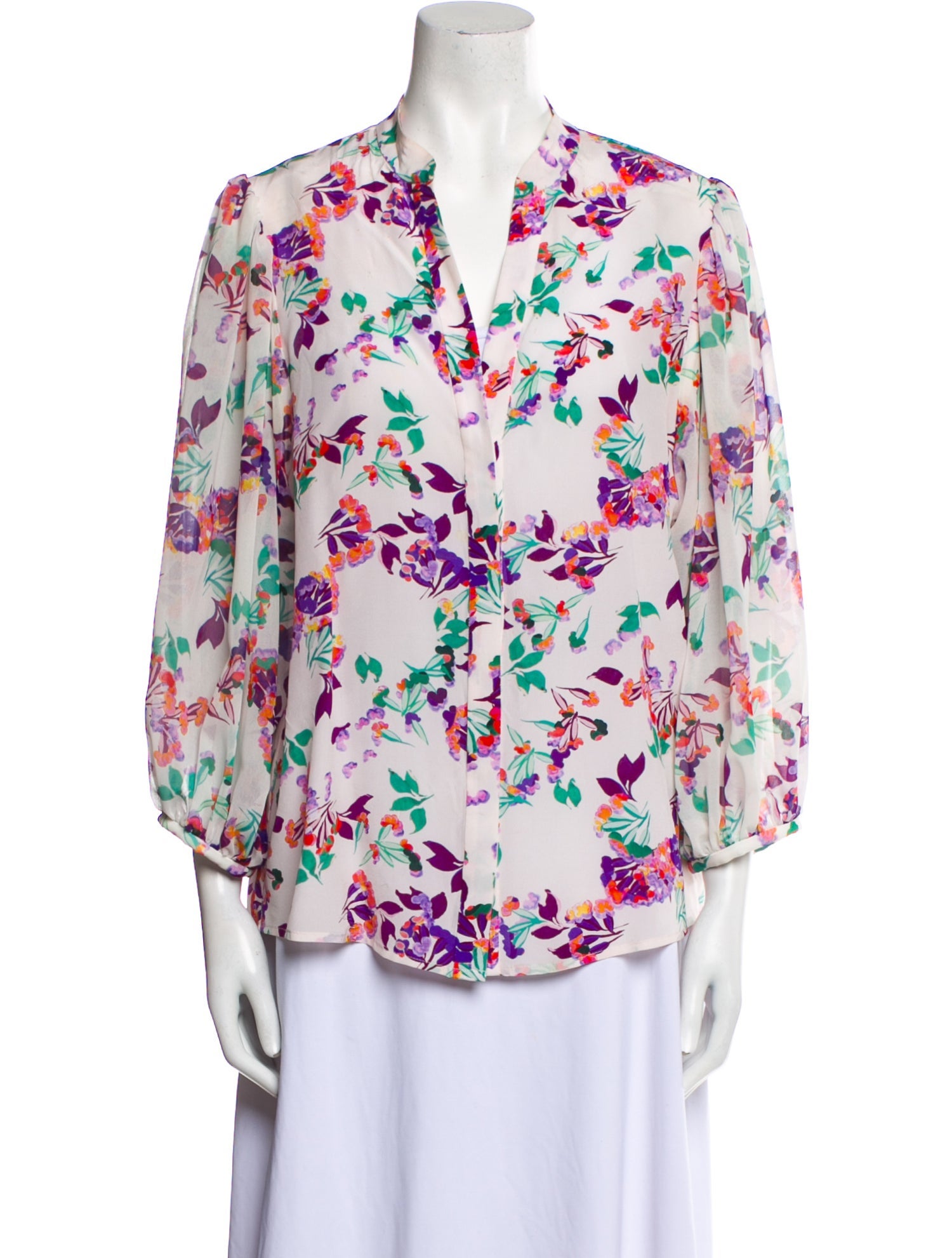 Saloni Silk Printed Blouse