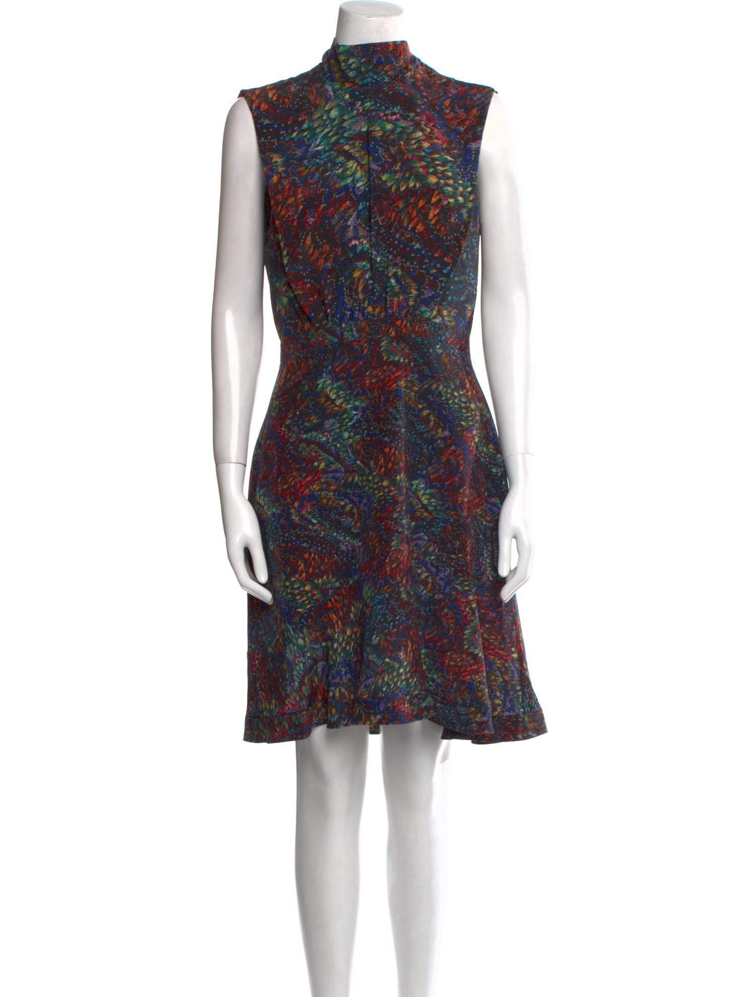 Saloni Silk Knee-Length Dress