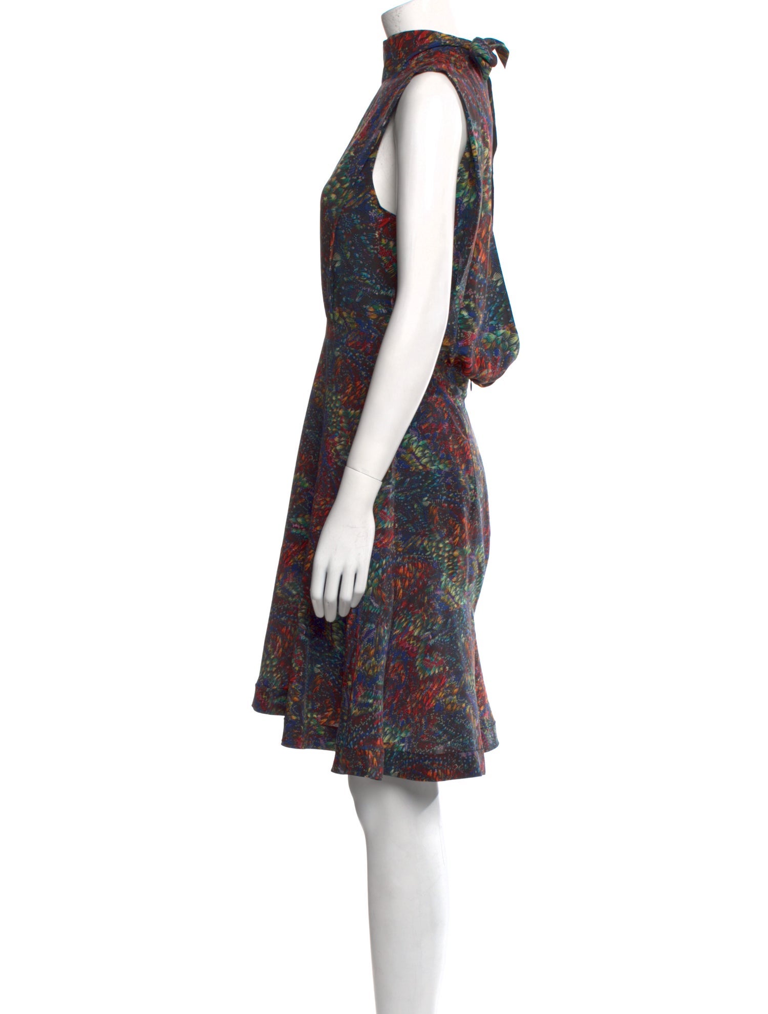 Saloni Silk Knee-Length Dress