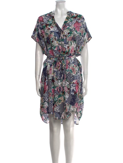 Saloni Silk Knee-Length Dress