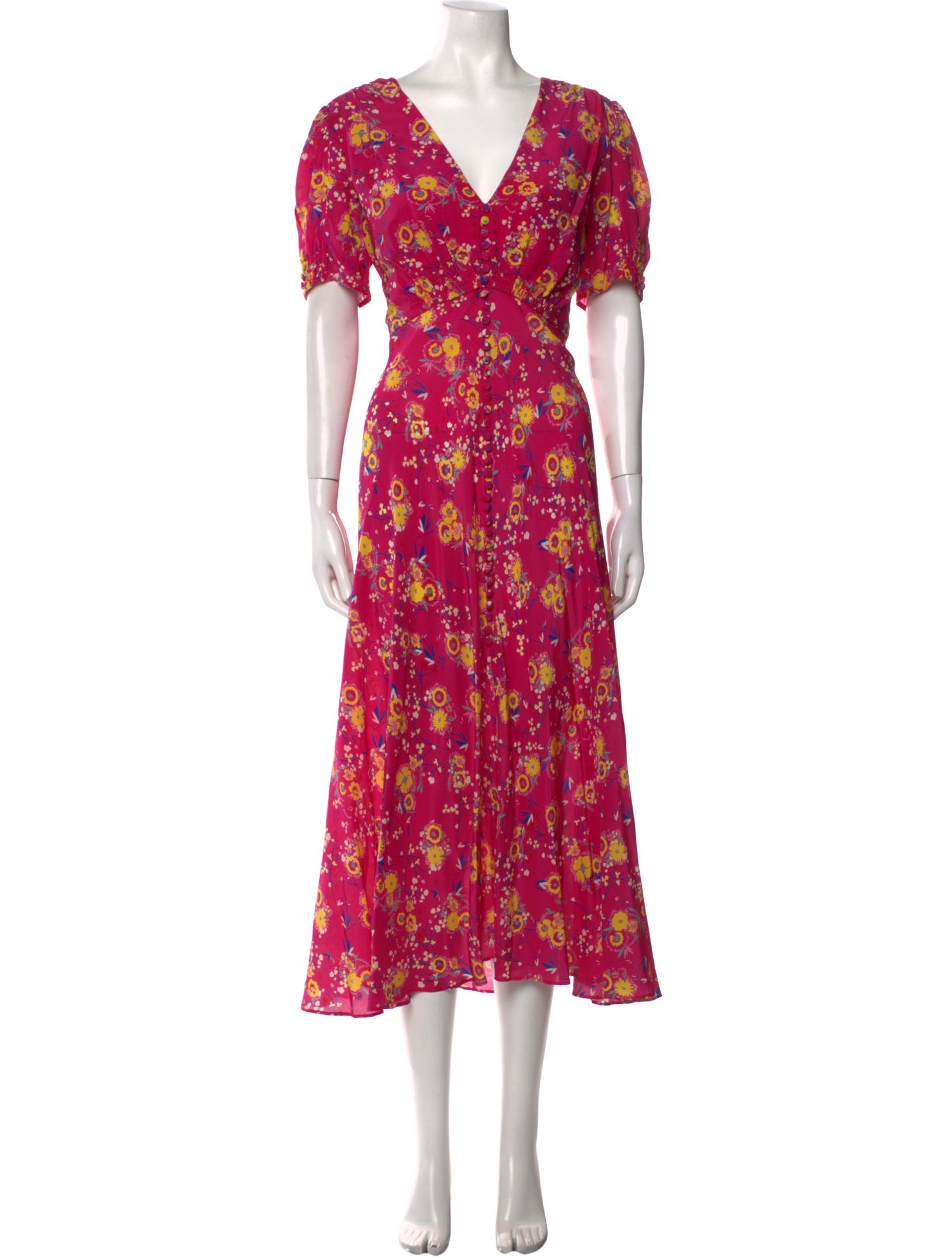 Saloni Silk Long Dress w/ Tags