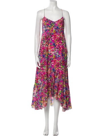 Saloni Dresses Silk Long Dress XS