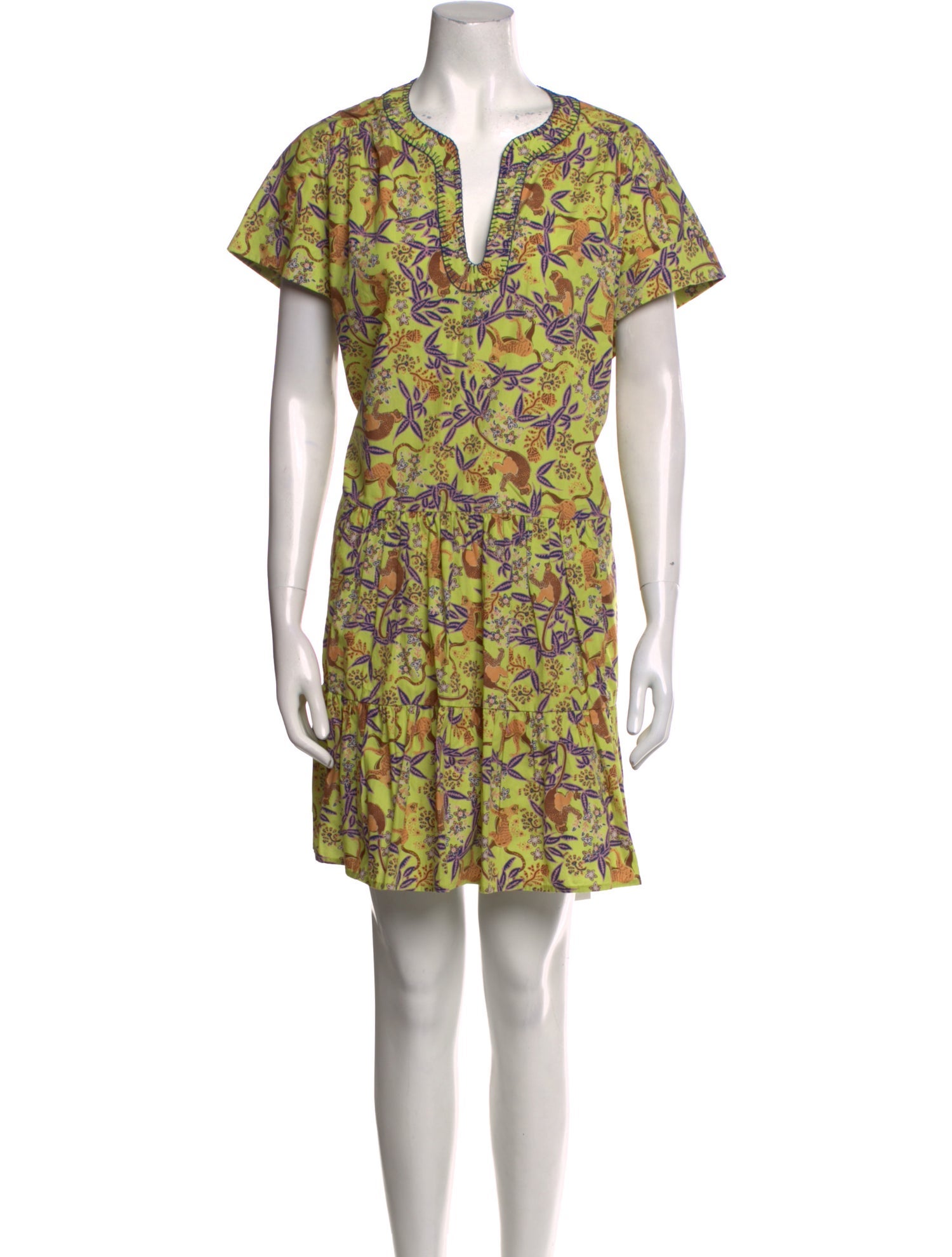 Saloni Printed Mini Dress