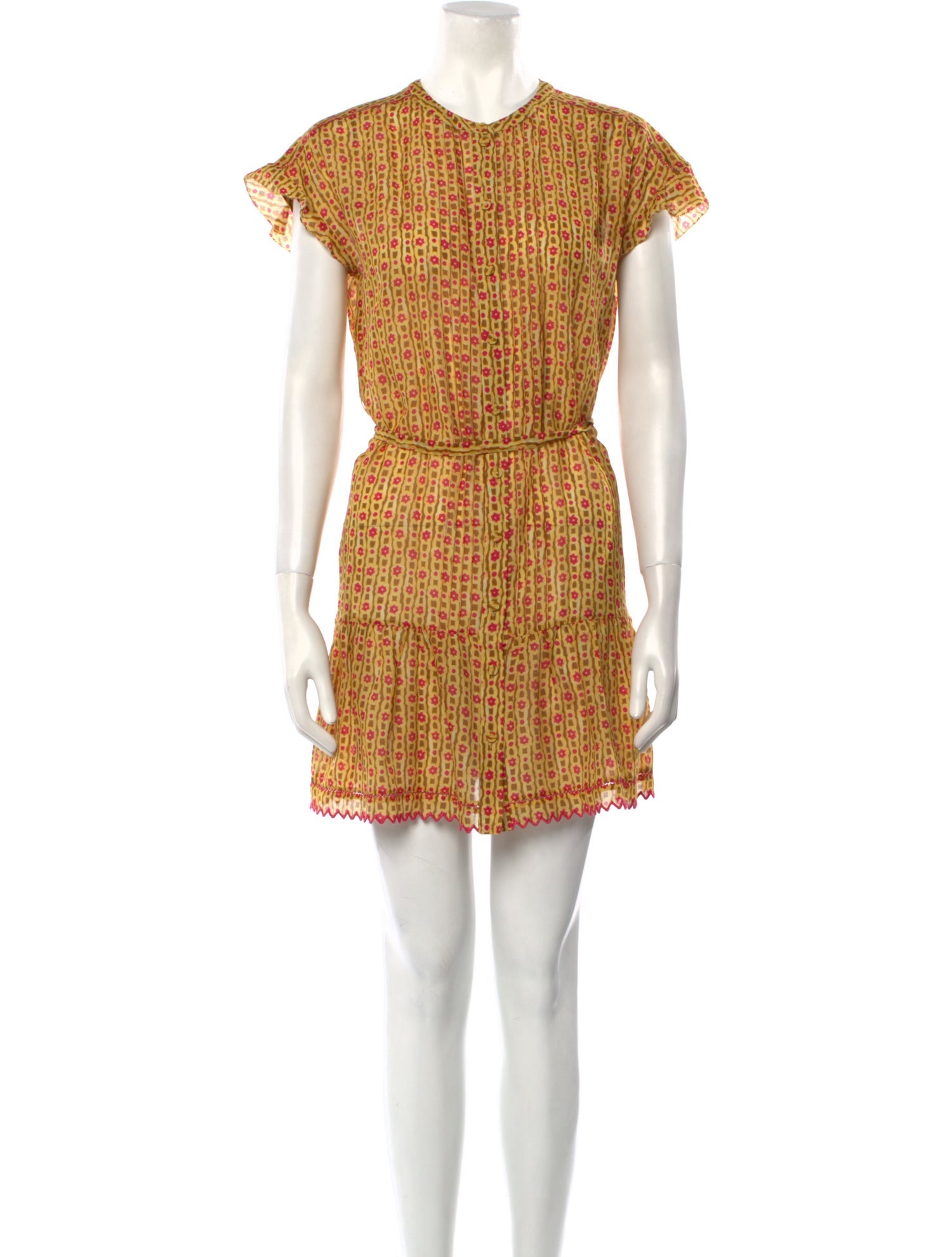 Saloni Printed Mini Dress