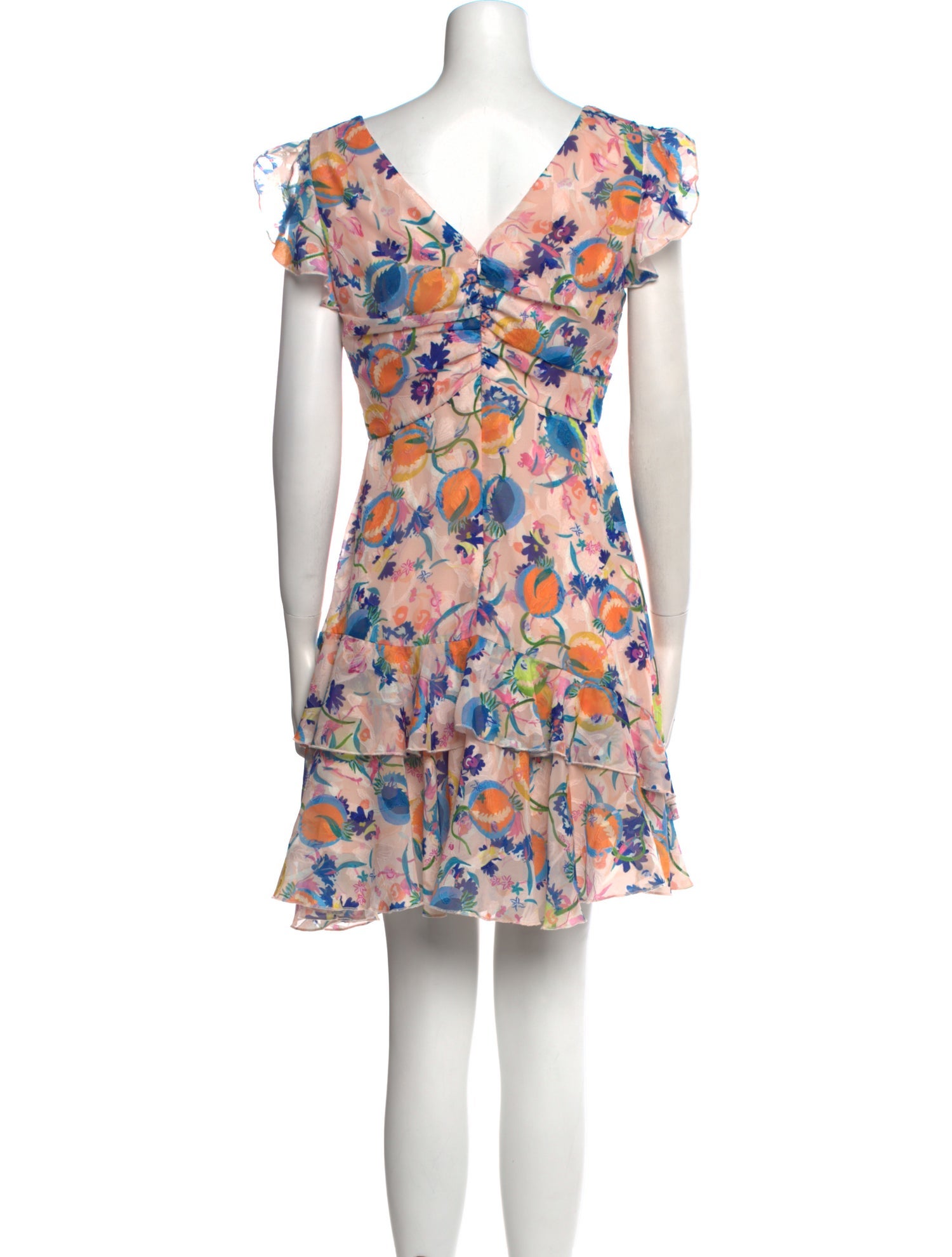 corn flower blue dress Cecilia Gown Blue Tea Rose Organza Blue / XXS main image 0