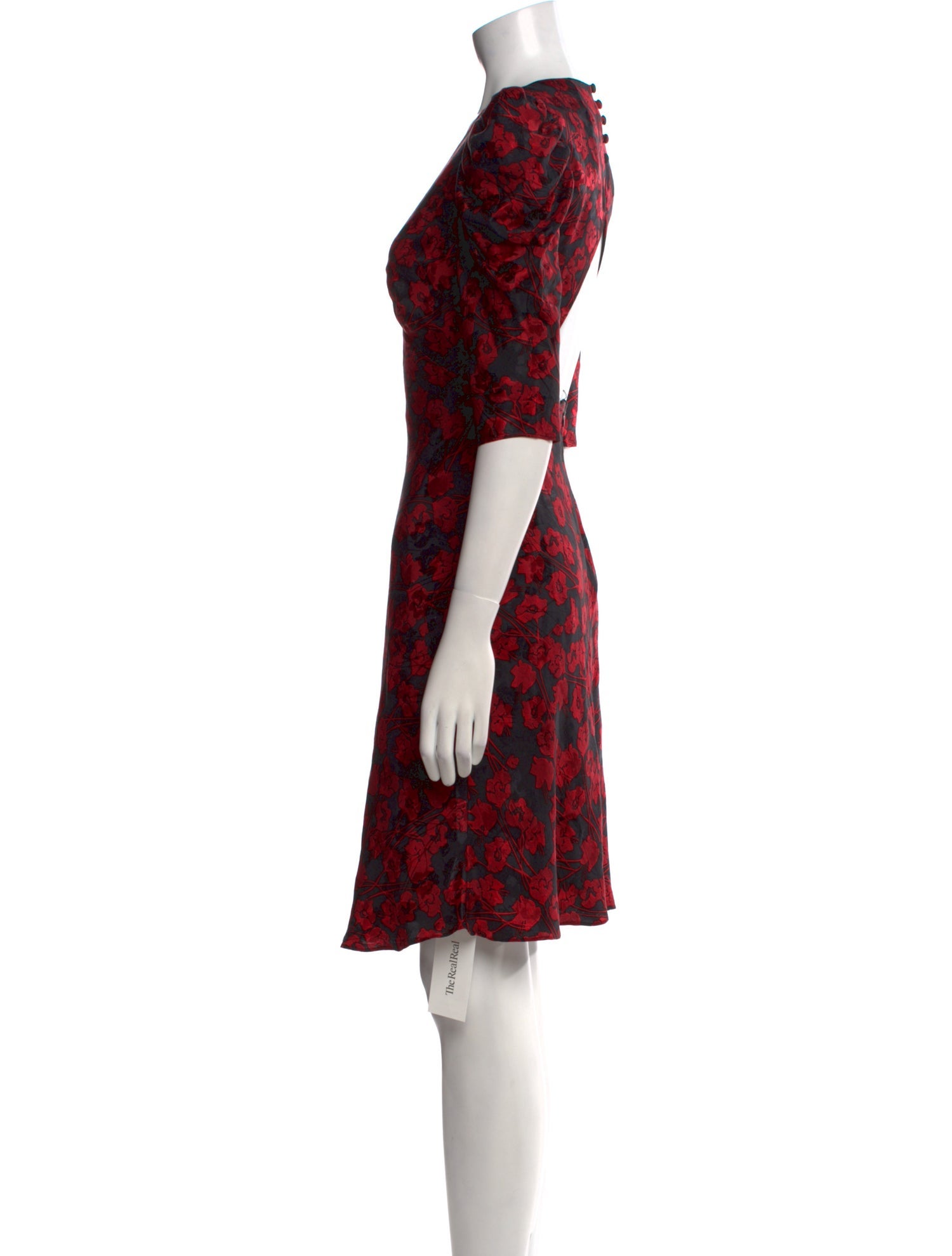 Saloni Silk Mini Dress