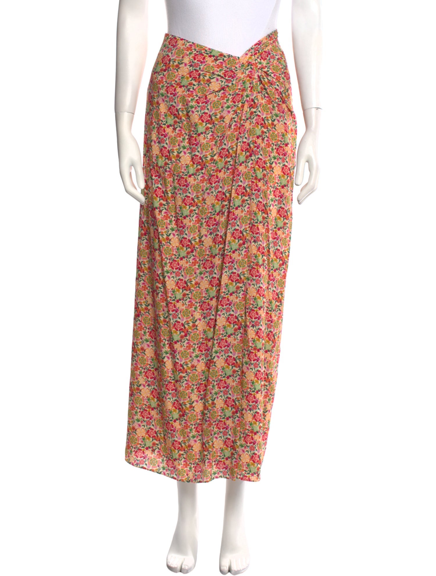 Saloni Floral Print Long Skirt