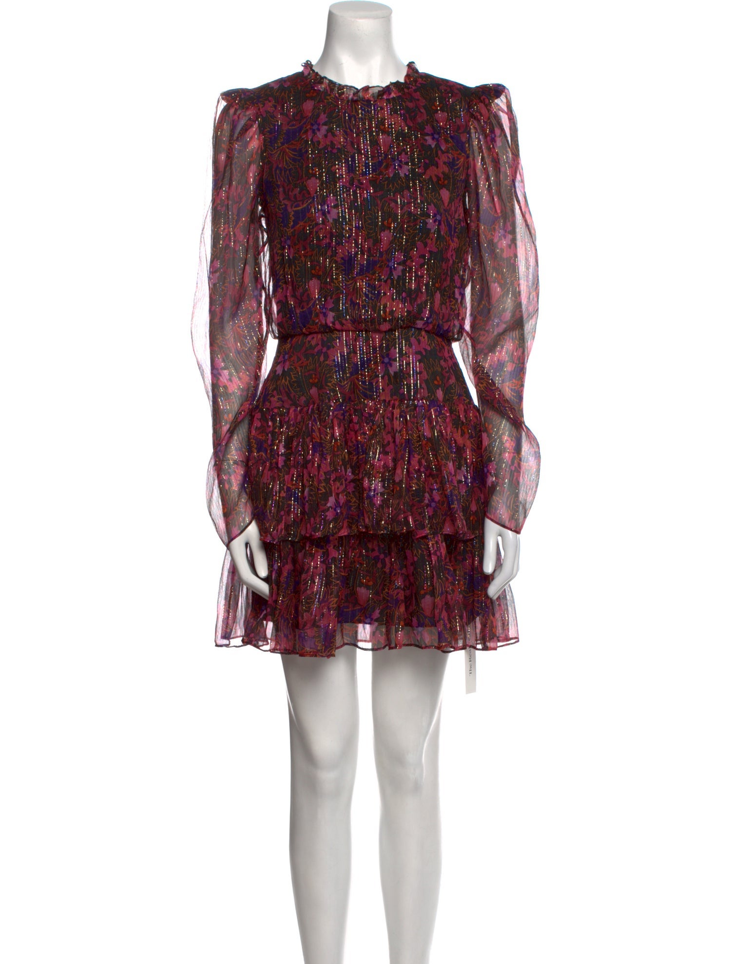 Saloni Silk Mini Dress