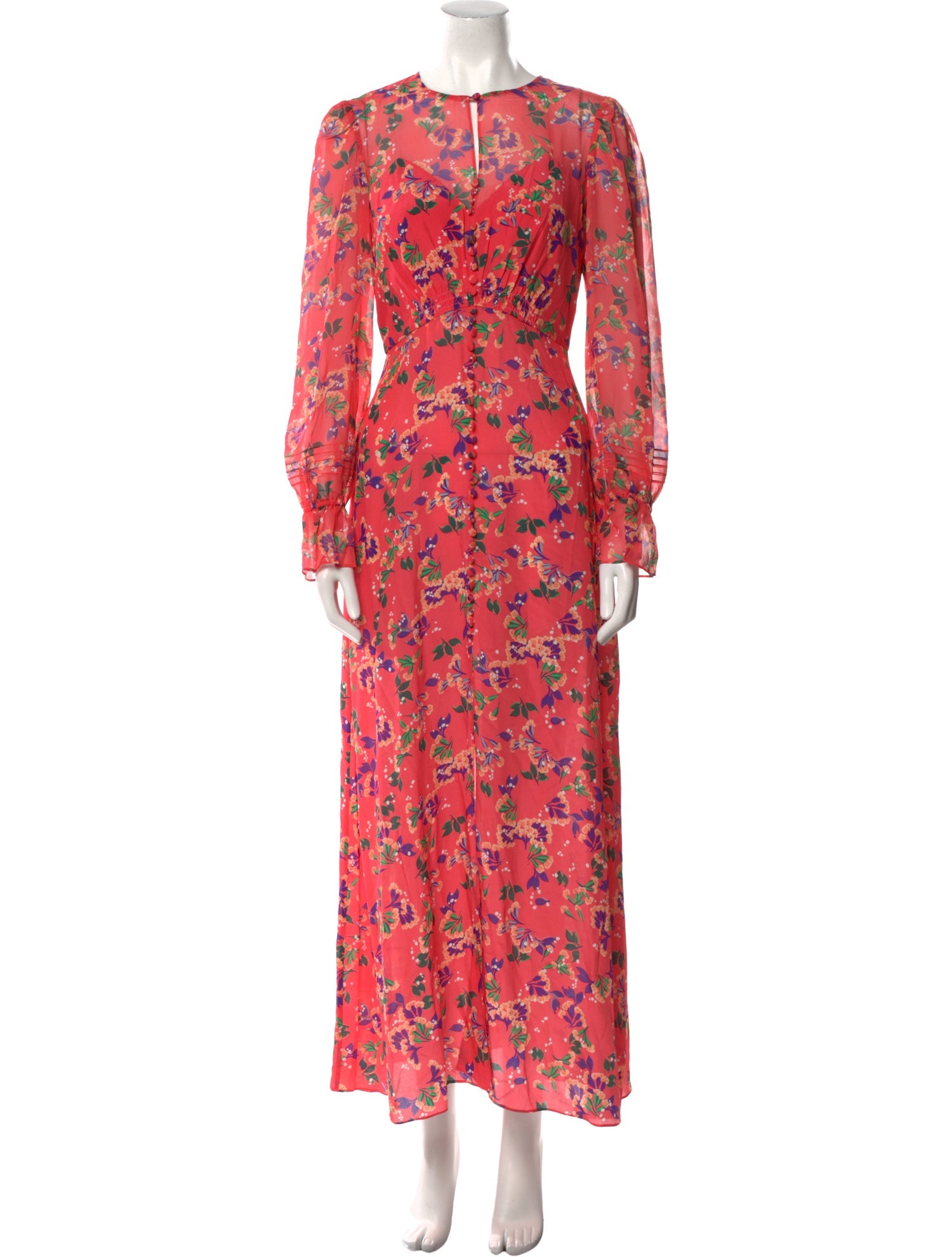 Saloni Silk Long Dress w/ Tags