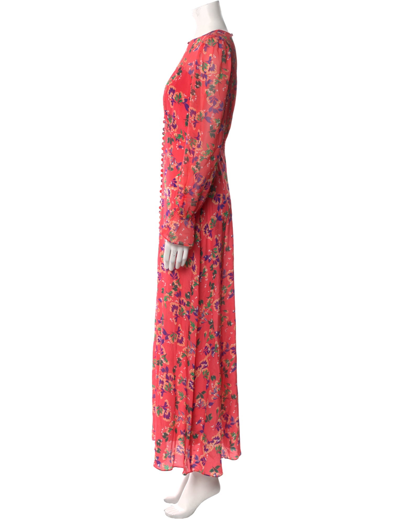 Saloni Silk Long Dress w/ Tags